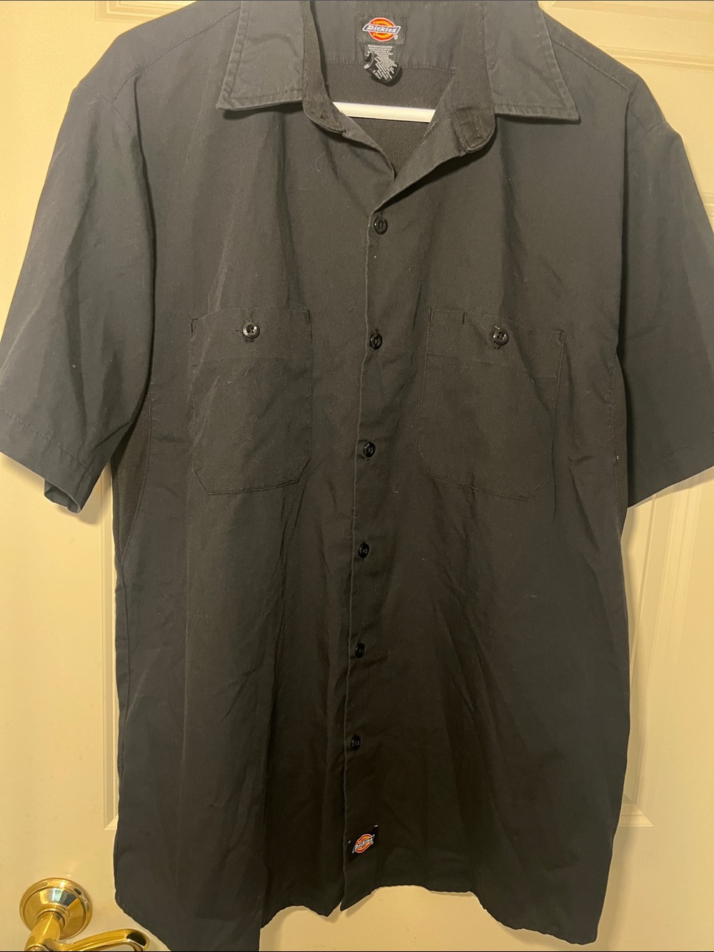 Dickies Black Short-Sleeve Shirt Jacket
